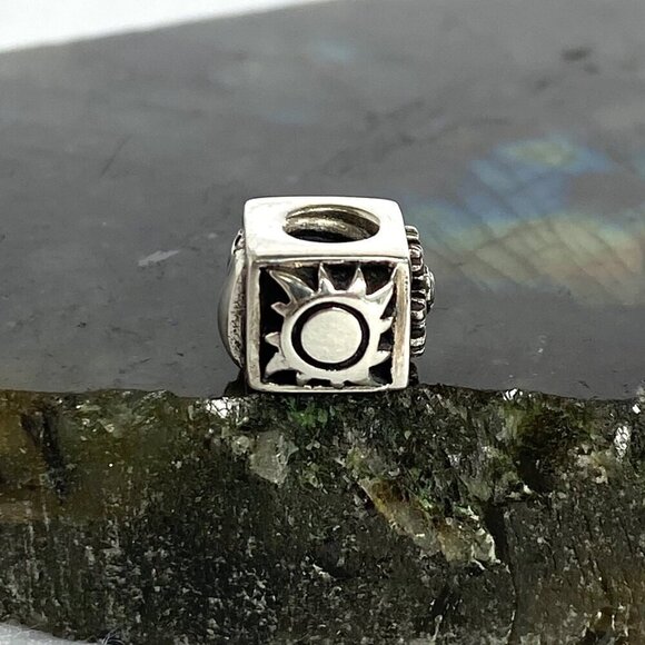 Chamilia Sterling Silver 925 CHAM Square Four Seasons Charm Bead - Picture 4 of 15